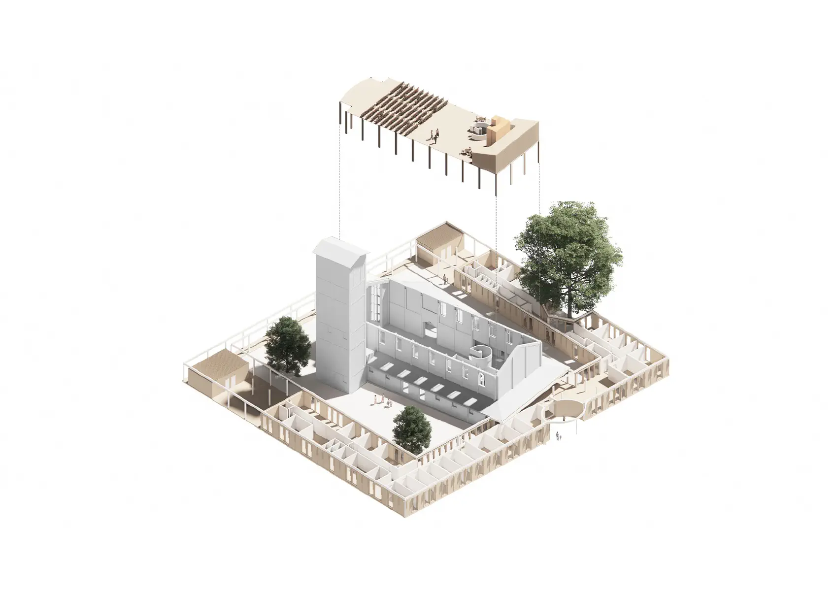 010 - Christuskirche Lörrach DE, 2020 1st prize 6