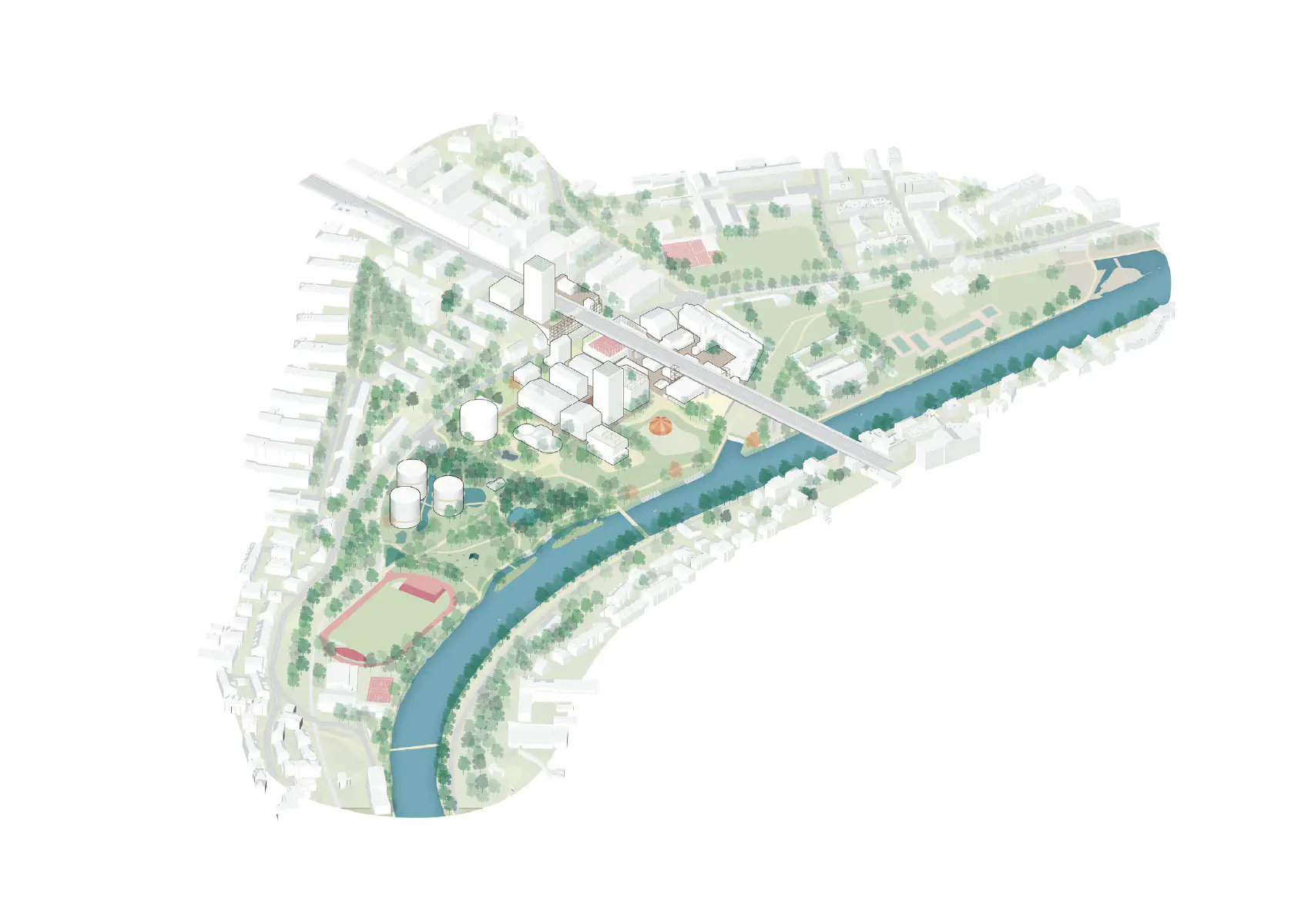 017 - Berner Aarequartier CH, 2021 4th prize 2